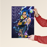 Neon – Valorant Speed Surge Poster